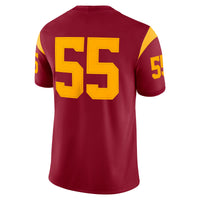 USC Trojans Football Jersey, Cardinal Game Home Sportswear Jersey Shirt, Lightweight Breathable Athletic Jersey, Casual Gift for Men