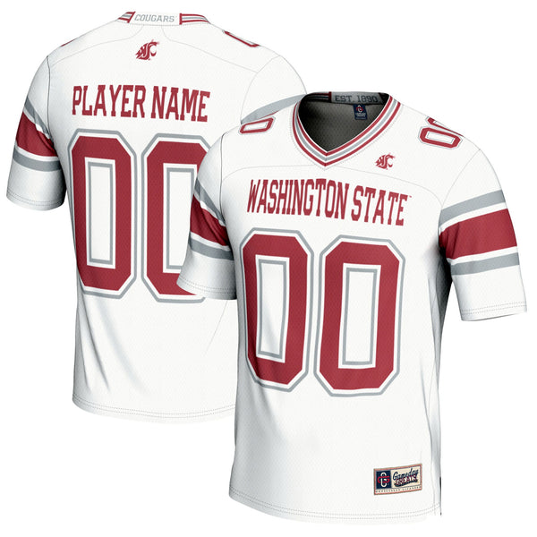 Washington State Cougars NIL Pick-A-Player Football Jersey - White
