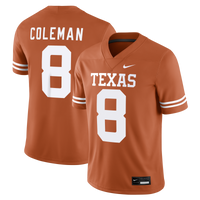 Texas Longhorns Football Jersey, Orange Sportswear Jersey Shirt, Lightweight Breathable Athletic Jersey, Casual Gift for Men, Style 204338181