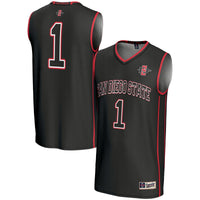 San Diego State Aztecs Basketball Jersey, Black Fashion Sportswear Jersey Shirt, Sleeveless Athletic Tank Jersey, Casual Gift for Men