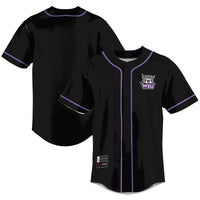 Weber State Wildcats Baseball Jersey, Purple Lightweight Sportswear Jersey Shirt, Lightweight Breathable Athletic Jersey, Casual Gift for Men