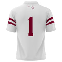 UMass Minutemen Football Jersey, White Sportswear Jersey Shirt, Lightweight Breathable Athletic Jersey, Casual Gift for Men