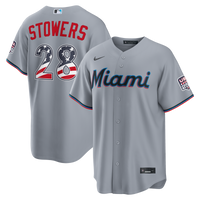 Kyle Stowers Miami Marlins Baseball Jersey, Gray Sportswear Jersey Shirt, Lightweight Breathable Athletic Jersey, Casual Gift for Men