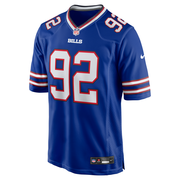 Buffalo Bills DaQuan Jones Royal Game Player Jersey