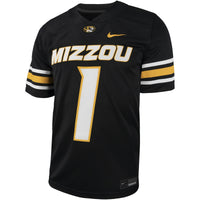 Missouri Tigers Football Jersey, Black Sportswear Jersey Shirt, Lightweight Breathable Athletic Jersey, Casual Gift for Men, Style 200353796