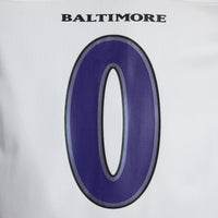 Roquan Smith Baltimore Ravens Football Jersey, White Game Sportswear Jersey Shirt, Lightweight Breathable Athletic Jersey, Casual Gift for Men