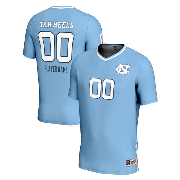 North Carolina Tar Heels NIL Pick-A-Player Lightweight Soccer Jersey - Carolina Blue