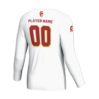 USC Trojans Volleyball Jersey, White Sportswear Jersey Shirt, Lightweight Breathable Athletic Jersey, Casual Gift for Men, Style 200589353