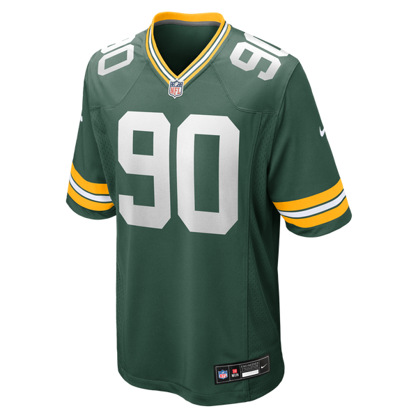 Green Bay Packers Lukas Van Ness Green Game Jersey