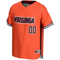 Virginia Cavaliers Baseball Jersey, Orange Sportswear Jersey Shirt, Lightweight Breathable Athletic Jersey, Casual Gift for Men, Style 200097241
