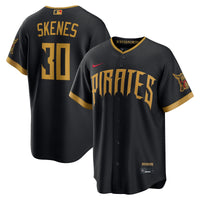 Paul Skenes Pittsburgh Pirates Baseball Jersey, Black Sportswear Jersey Shirt, Lightweight Breathable Athletic Jersey, Casual Gift for Men