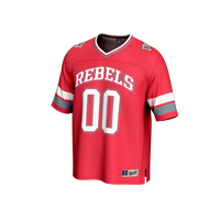 UNLV Rebels Lightweight Collegiate Football Jersey, Scarlet Sportswear Jersey Shirt, Lightweight Breathable Athletic Jersey, Casual Gift for Men