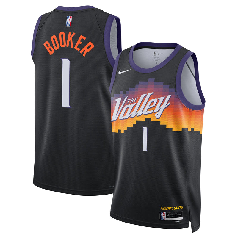 Devin Booker Phoenix Suns Basketball Jersey, Black Swingman Sportswear Jersey Shirt, Sleeveless Athletic Tank Jersey, Casual Gift for Men
