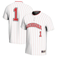 Louisiana Ragin' Cajuns Softball Jersey, White Lightweight Sportswear Jersey Shirt, Lightweight Breathable Athletic Jersey, Casual Gift for Men