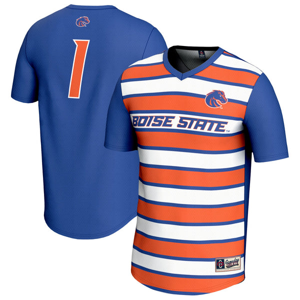Boise State Broncos Lightweight Collegiate #1 Soccer Fashion Jersey - Royal
