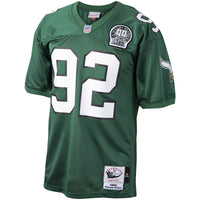 Reggie White Philadelphia Eagles Football Jersey, Green Sportswear Jersey Shirt, Lightweight Breathable Athletic Jersey, Casual Gift for Men