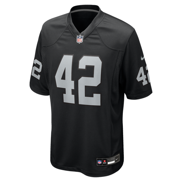 Las Vegas Raiders Ronnie Lott Black Game Retired Player Jersey
