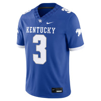 Kentucky Wildcats Football Jersey, Royal Game Home Sportswear Jersey Shirt, Lightweight Breathable Athletic Jersey, Casual Gift for Men