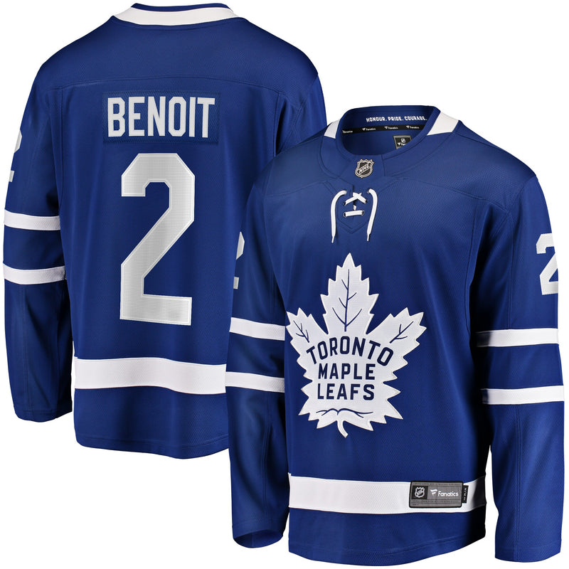 Simon Benoit Toronto Maple Leafs Hockey Jersey, Blue Breakaway Sportswear Jersey Shirt, Long Sleeve Hockey Sweater Jersey, Casual Gift for Men