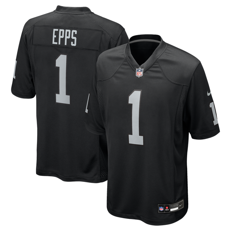Marcus Epps Las Vegas Raiders Football Jersey, Black Game Sportswear Jersey Shirt, Lightweight Breathable Athletic Jersey, Casual Gift for Men