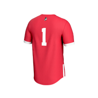 Boston University Lacrosse Jersey, Scarlet Fashion Sportswear Jersey Shirt, Lightweight Breathable Athletic Jersey, Casual Gift for Men