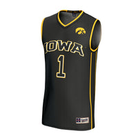Iowa Hawkeyes Basketball Jersey, Black Fashion Sportswear Jersey Shirt, Sleeveless Athletic Tank Jersey, Casual Gift for Men, Style 204077966