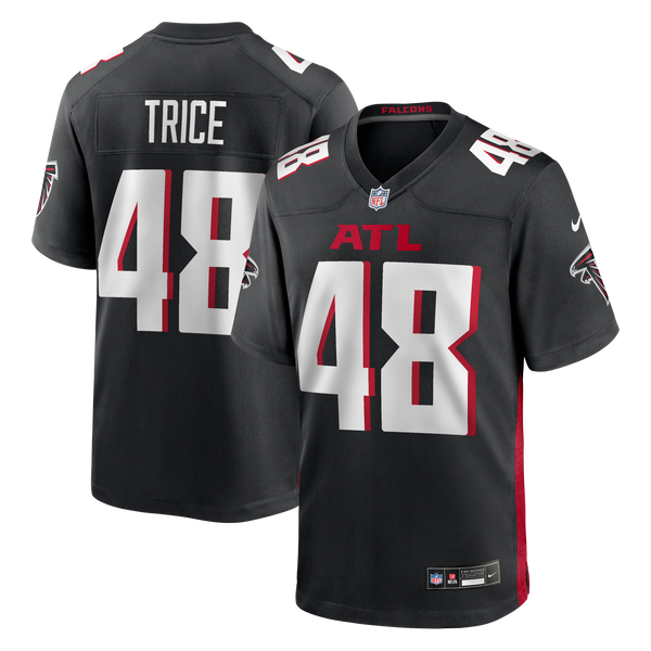 Atlanta Falcons Bralen Trice Black Team Game Jersey
