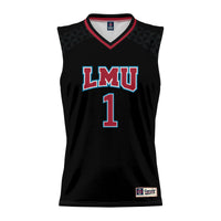 Loyola Marymount Lions Basketball Jersey, Black Lightweight Sportswear Jersey Shirt, Sleeveless Athletic Tank Jersey, Casual Gift for Men