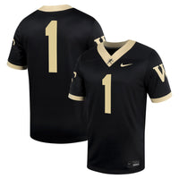Wake Forest Demon Deacons Football Jersey, Black Sportswear Jersey Shirt, Lightweight Breathable Athletic Jersey, Casual Gift for Men