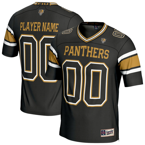FIU Panthers Personalized Football Fashion Jersey - Black
