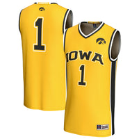 Iowa Hawkeyes Basketball Jersey, Gold Fashion Lightweight Sportswear Jersey Shirt, Sleeveless Athletic Tank Jersey, Casual Gift for Men