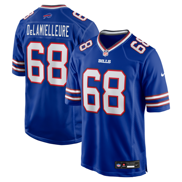 Buffalo Bills Joe DeLamielleure Royal Game Retired Player Jersey