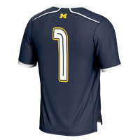 Michigan Wolverines Lacrosse Jersey, Navy Fashion Sportswear Jersey Shirt, Lightweight Breathable Athletic Jersey, Casual Gift for Men
