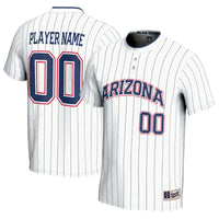 Arizona Wildcats Softball Jersey, White Lightweight Sportswear Jersey Shirt, Lightweight Breathable Athletic Jersey, Casual Gift for Men
