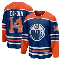 Mattias Ekholm Edmonton Oilers Hockey Jersey, Royal Breakaway Sportswear Jersey Shirt, Long Sleeve Hockey Sweater Jersey, Casual Gift for Men