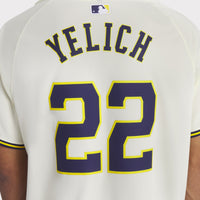 Christian Yelich Milwaukee Brewers Baseball Jersey, Sportswear Jersey Shirt, Lightweight Athletic Jersey, Casual Gift for Men, Style 200251770