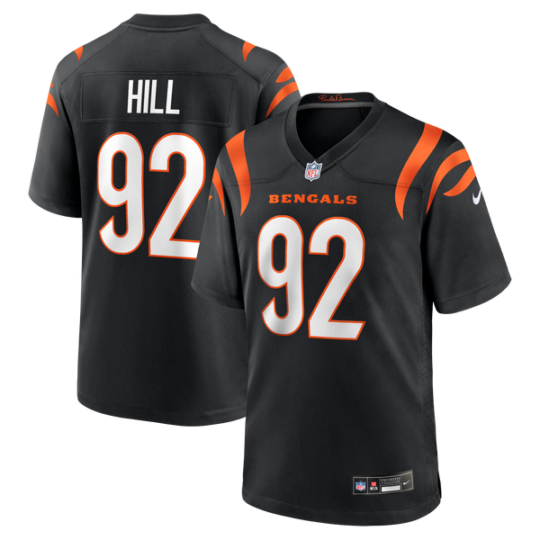 Cincinnati Bengals B.J. Hill Black Game Jersey