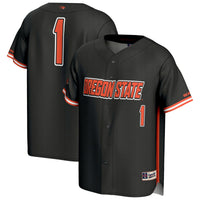 Oregon State Beavers Baseball Jersey, Black Fashion Sportswear Jersey Shirt, Lightweight Breathable Athletic Jersey, Casual Gift for Men