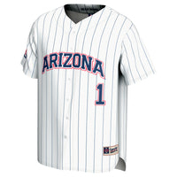 Arizona Wildcats Baseball Jersey, White Sportswear Jersey Shirt, Lightweight Breathable Athletic Jersey, Casual Gift for Men, Style 201421398