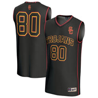 USC Trojans Lightweight Basketball Jersey, Black Fashion Sportswear Jersey Shirt, Sleeveless Athletic Tank Jersey, Casual Gift for Men
