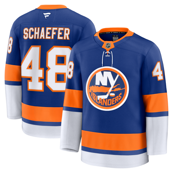 New York Islanders Matthew Schaefer Royal Home Premium Jersey