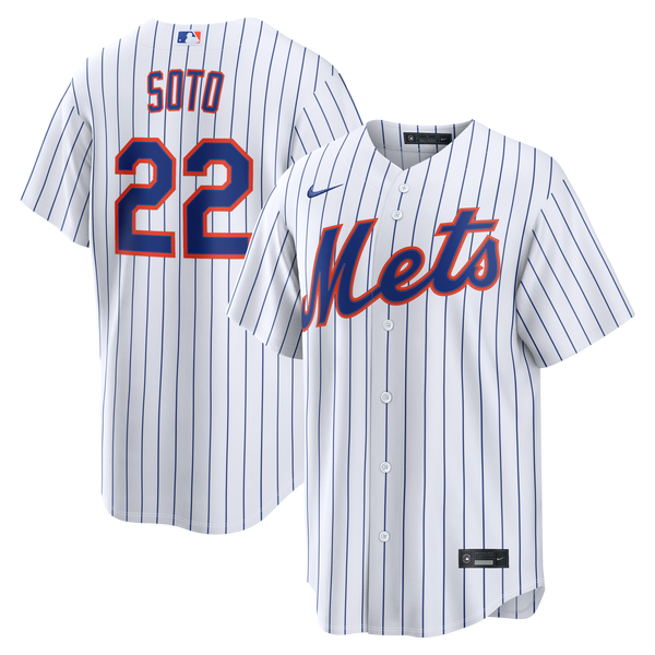 New York Mets Juan Soto White Home Replica Jersey