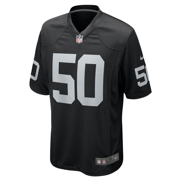 Las Vegas Raiders Jacob Bobenmoyer Black Game Player Jersey