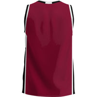 Ursinus Bears Basketball Jersey, Red Lightweight Sportswear Jersey Shirt, Sleeveless Athletic Tank Jersey, Casual Gift for Men