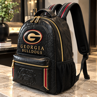 UGA - Oval Emblem, Crimson Line and Quiet Restraint