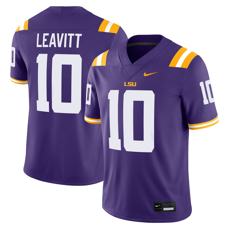 LSU Tigers Football Jersey, Purple Game Sportswear Jersey Shirt, Lightweight Breathable Athletic Jersey, Casual Gift for Men, Style 204654078