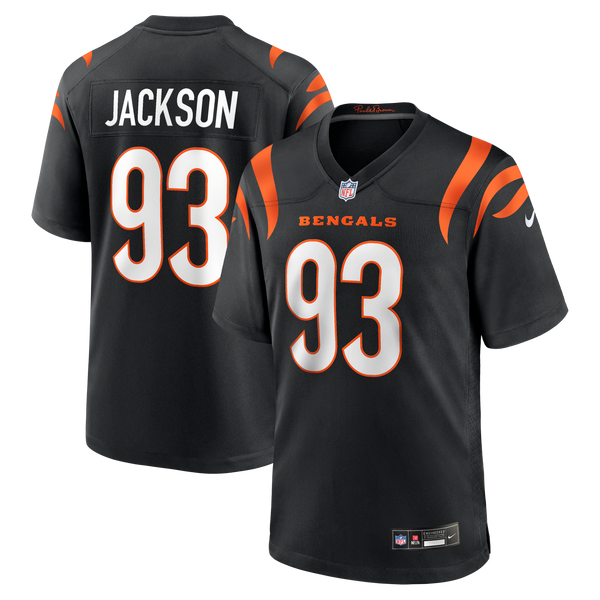 Cincinnati Bengals McKinnley Jackson Black Game Jersey