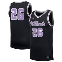 Kansas State Wildcats Basketball Jersey, Anthracite Replica Sportswear Jersey Shirt, Sleeveless Athletic Tank Jersey, Casual Gift for Men