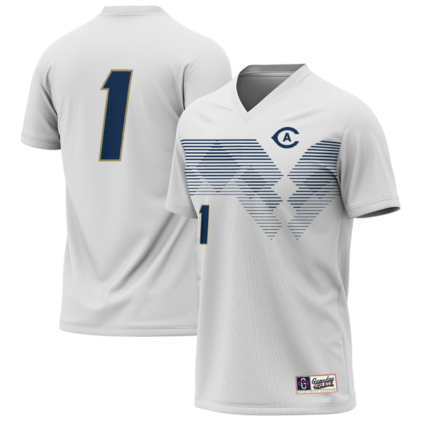 UC Davis Aggies Lightweight Collegiate Soccer Fashion Jersey - White