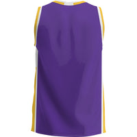 Ashland Eagles Lightweight Basketball Jersey, Purple Sportswear Jersey Shirt, Sleeveless Athletic Tank Jersey, Casual Gift for Men